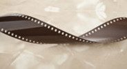 Bobine de film vintage en sépia