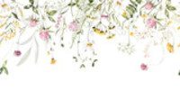 Composition florale en aquarelle délicate