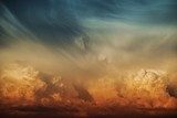 Crépuscule orageux envoûtant