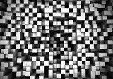Cubes abstraits en perspective