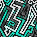 Design urbain géométrique turquoise