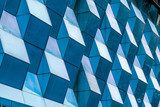 Écho azuré des formes géométriques