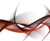Élégance fluide en rouge et noir