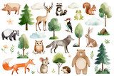 Histoires douces de la forêt enchantée
