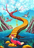 L'Escalier enchanté au rêve éveillé