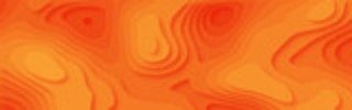 Relief topographique en nuances d'orange