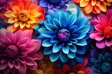 Symphonie florale aux éclats vibrants