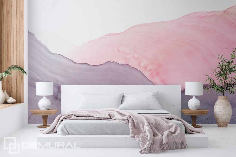 Une énergie pastel pour la chambre Papier peint pour le chambres à coucher Papiers peints Demural