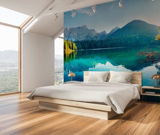 la maison du lac est un excellent choix papier peint pour le chambres a coucher papiers peints demural