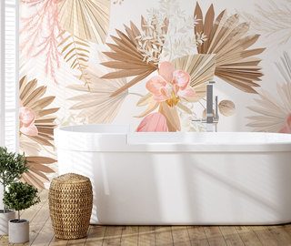 arreter le sort des plantes papier peint pour la salle de bain papiers peints demural
