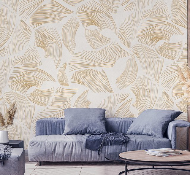 un rythme subtil de lignes en version contemporaine papier peint pour le salon papiers peints demural