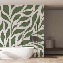 Motif-vert-dharmonie-organique-papier-peint-pour-la-salle-de-bain-papiers-peints-demural