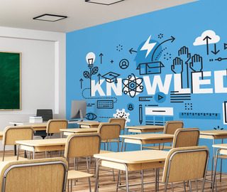 energie educative en style moderne papiers peints pour le bureau papiers peints demural