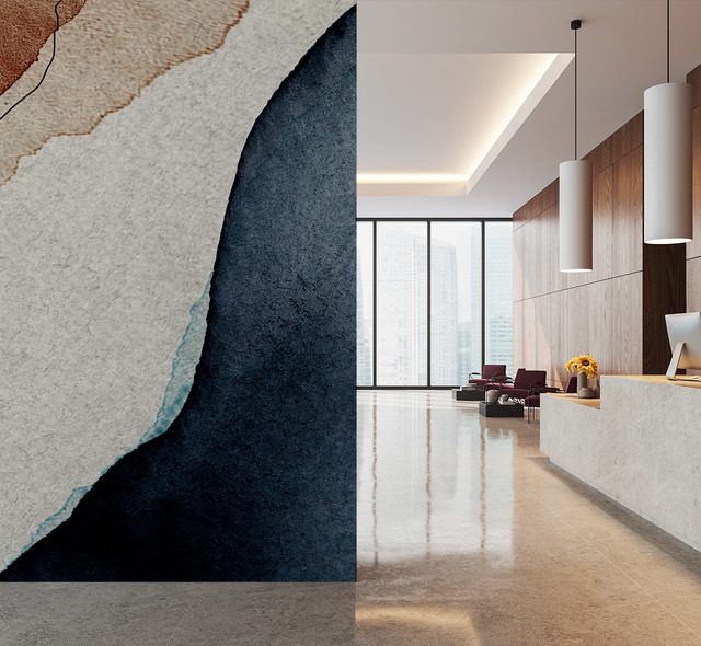 composition artistique dans des textures terrestres papiers peints pour le bureau papiers peints demural