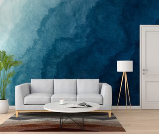 structure abstraite en nuances de bleu marine profond papier peint pour le salon papiers peints demural