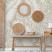 Feuilles-exotiques-aux-teintes-naturelles-papier-peint-pour-le-salon-papiers-peints-demural