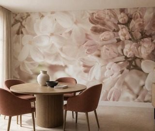 harmonie delicate de rose et de creme papiers peints fleurs papiers peints demural