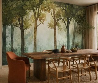 les arbres formant une foret naturelle papiers peints foret papiers peints demural