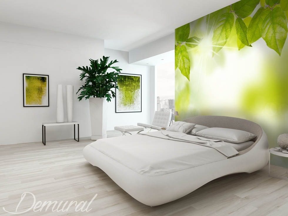 Energie verte Papier peint pour le chambres à coucher Papiers peints Demural