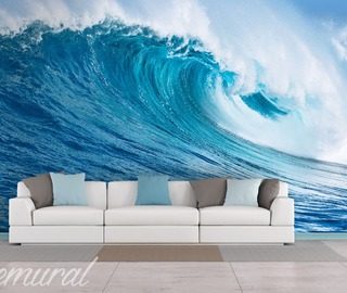 vague dans la mer papier peint pour le salon papiers peints demural