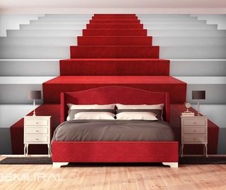 sur le tapis rouge escalier papiers peints papiers peints demural