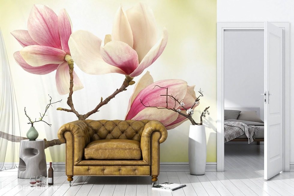 Magnolia - Plus haut degré de la douceur Papiers peints Fleurs Papiers peints Demural